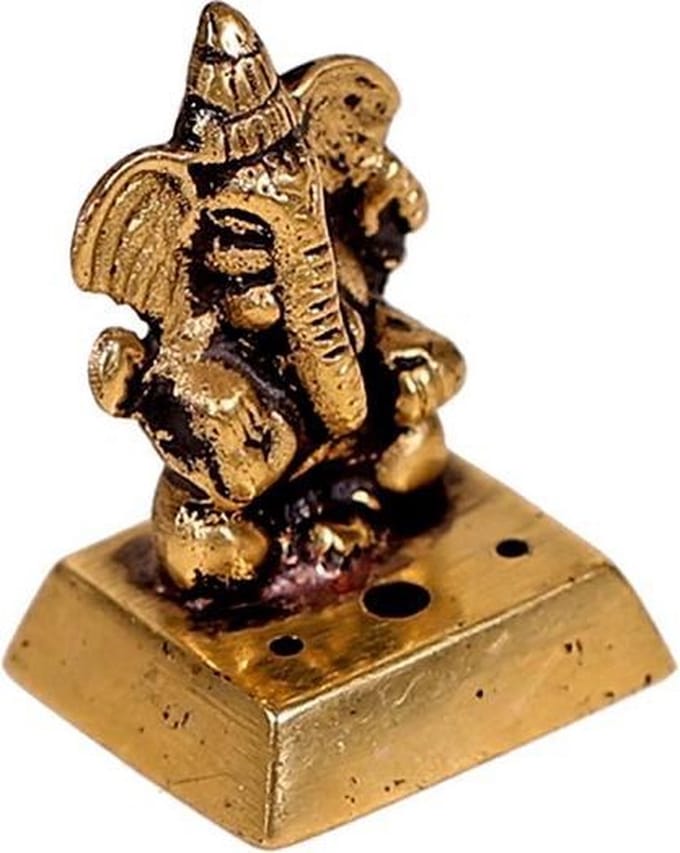 Wierookbrander Ganesha messing - 4.5 - 54 - Messing - Metaal - M