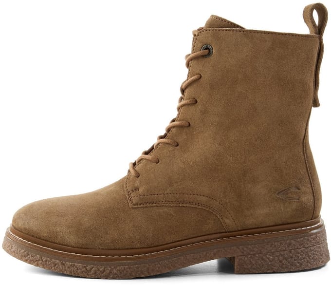 camel active Enkelboot van echt leer - Maat womenswear-38 - Bruin