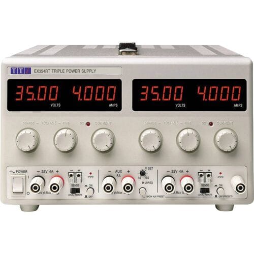Aim TTi EX354RT Labvoeding, regelbaar 0 - 35 0 - 4 A 305 W Zonder ventilator Aantal uitgangen: 3 x