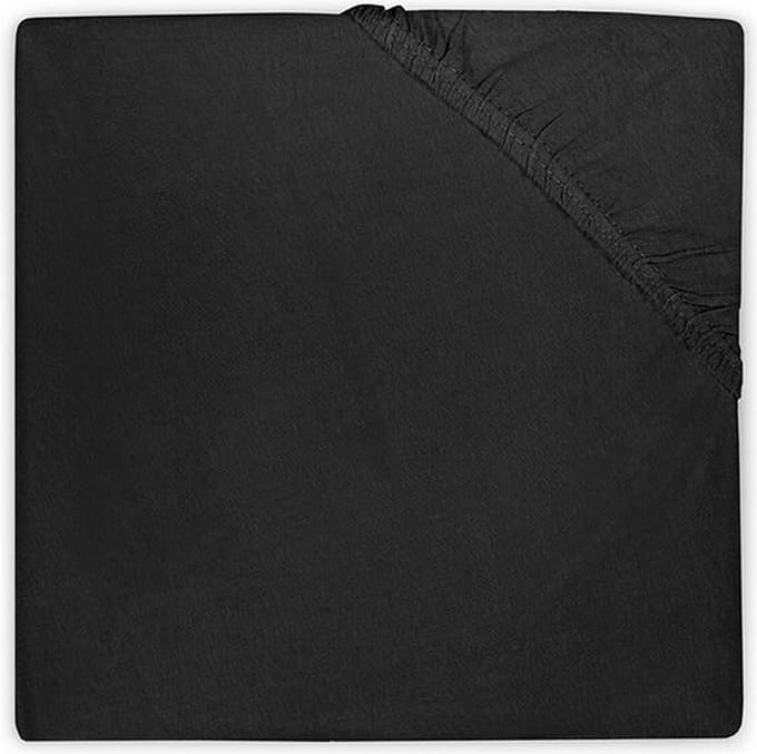 Jollein Hoeslaken Jersey 60x120cm Black