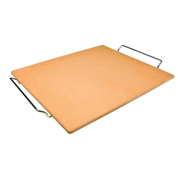 Ibili 784338 Pierre pour Pizza Rectangulaire Pierre Orange 38 cm x 30 cm x 1 cm