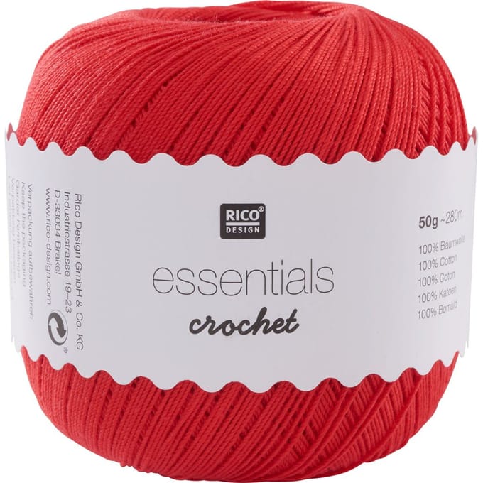 Rico Design Essentials Crochet - Rood