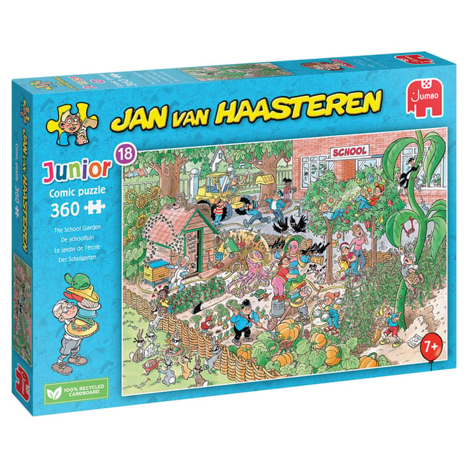 Jumbo Jan van Haasteren Junior 7 De Schooltuin 360 stukjes Kinderpuzzels