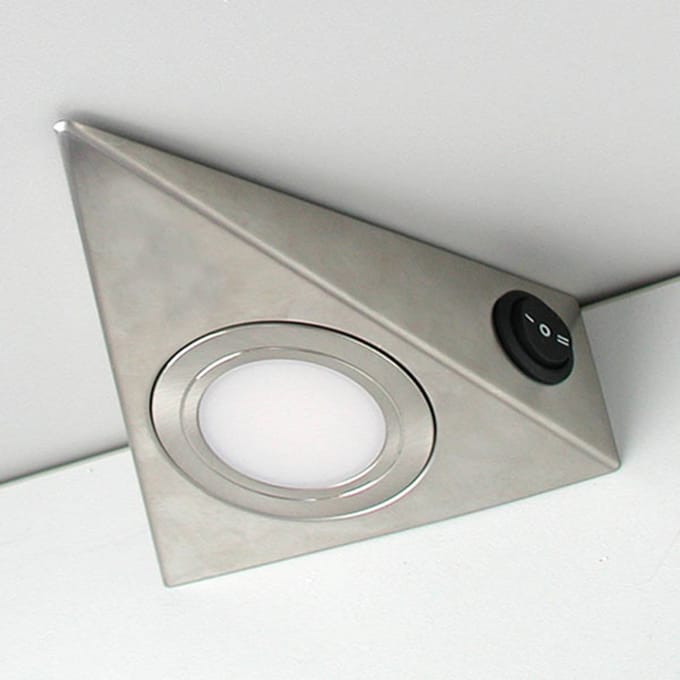 Evotec Driehoekige LED meubelverlichting CS, set van 3