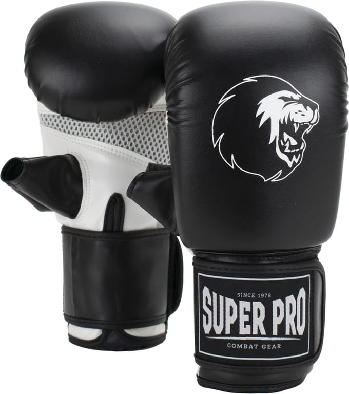 Super Pro Combat Gear Victor Bokszakhandschoenen Zwart/Wit Extra Small