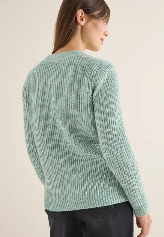 Grof gemêleerd vest