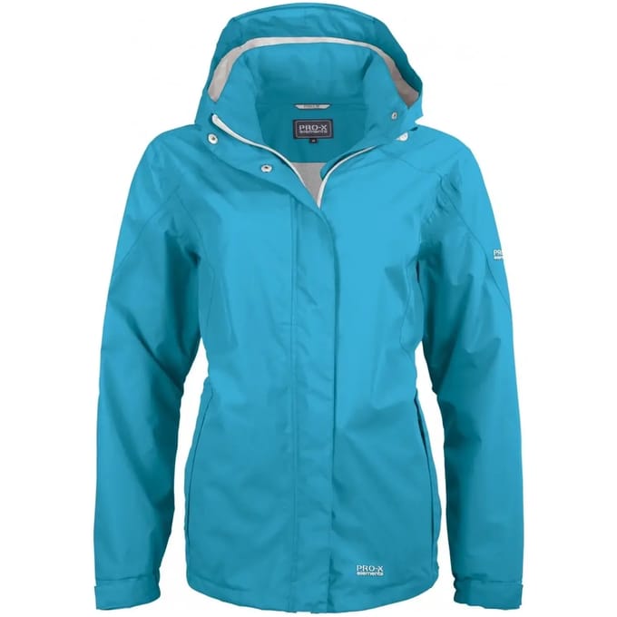 Pro-x Elements Outdoorjas Carrie Dames Polyester Lichtblauw Mt 48