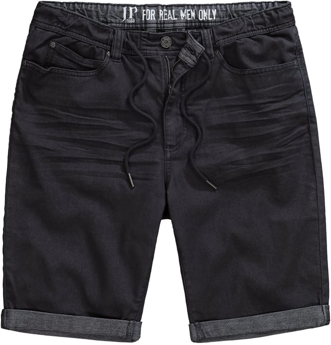 JP 1880 - Heren - Bermuda FLEXNAMIC® 5-pocket elastische band - Antraciet - Maat 8XL