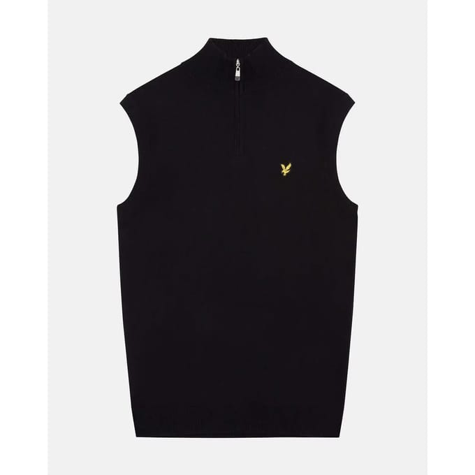 Mouwloze gebreide trui Lyle & Scott