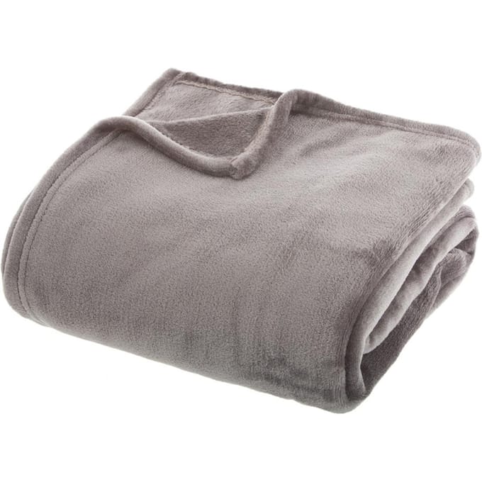 Eazy Living Plaid Flanelle 180 cm x 230 cm Grijs