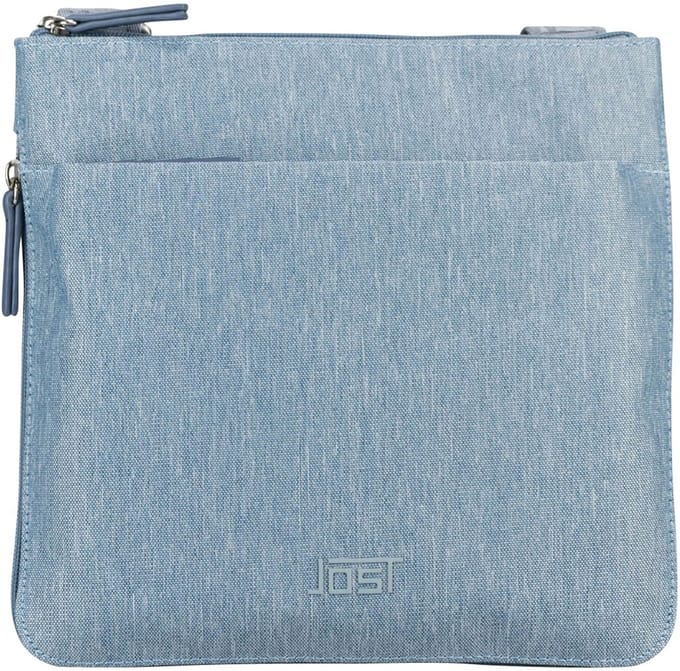 JOST schoudertas Bergen Shoulder Bag Misty Blue blauwgrijs