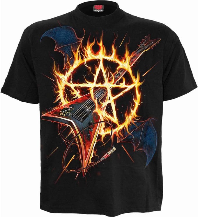 Spiral Heren Tshirt -XXL- HOT METAL Zwart