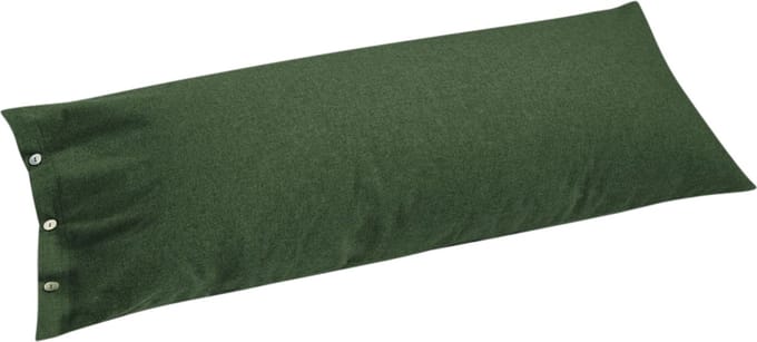 Yumeko kussensloop flanel mosgroen 40x80 - Biologisch & ecologisch - 1 stuk