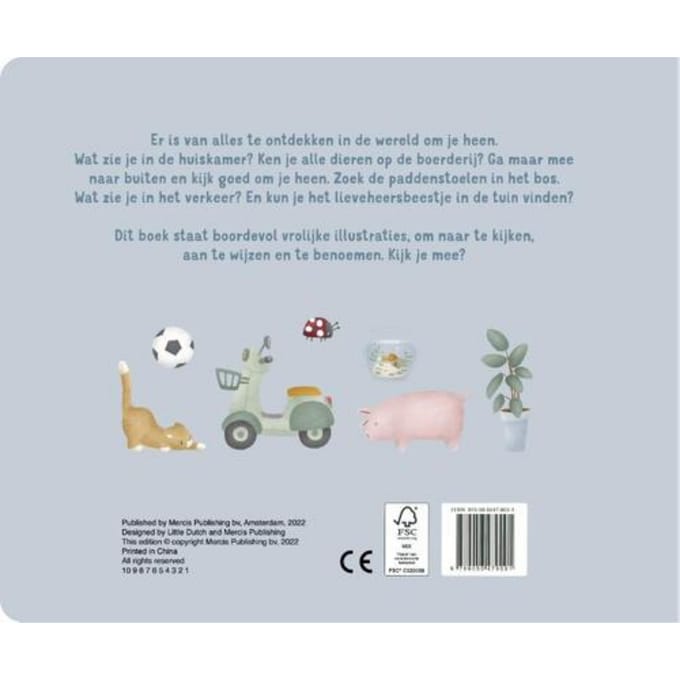 Mijn Kijkboek - De Wereld Om Je Heen - Little Dutch - Mercis Publishing