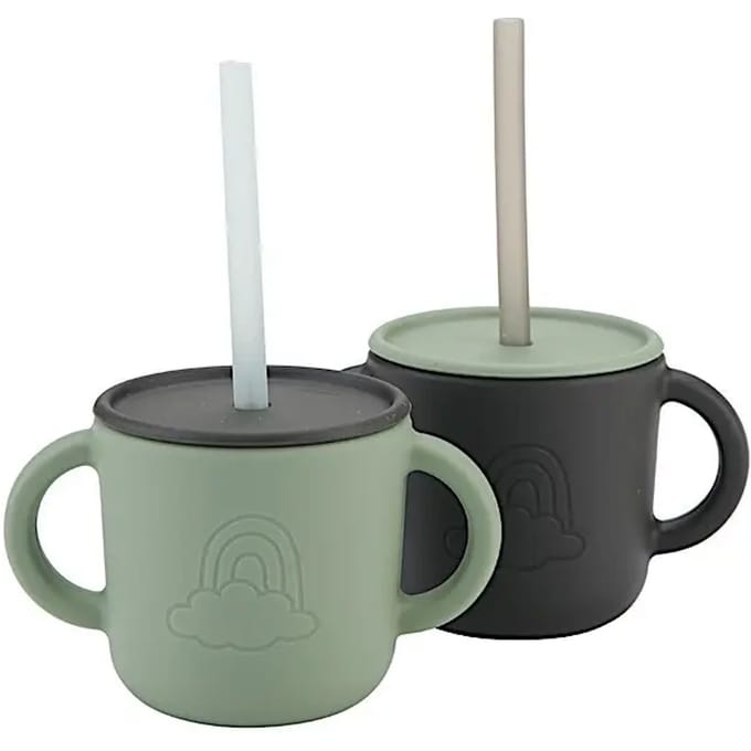 By Lille Vilde Sage & Forest 2 Stuks Drinkbeker met Deksel LV-CUP-63
