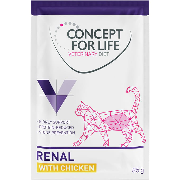 12x85g Renal met Kip Concept for Life Veterinary Diet Kattenvoer
