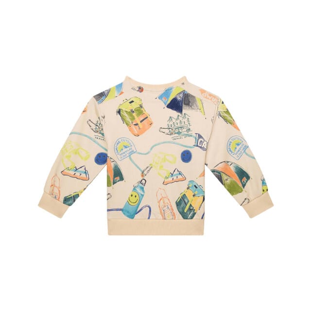 Someone ISAAC-SB-16-B Jongens Trui - SOFT BEIGE