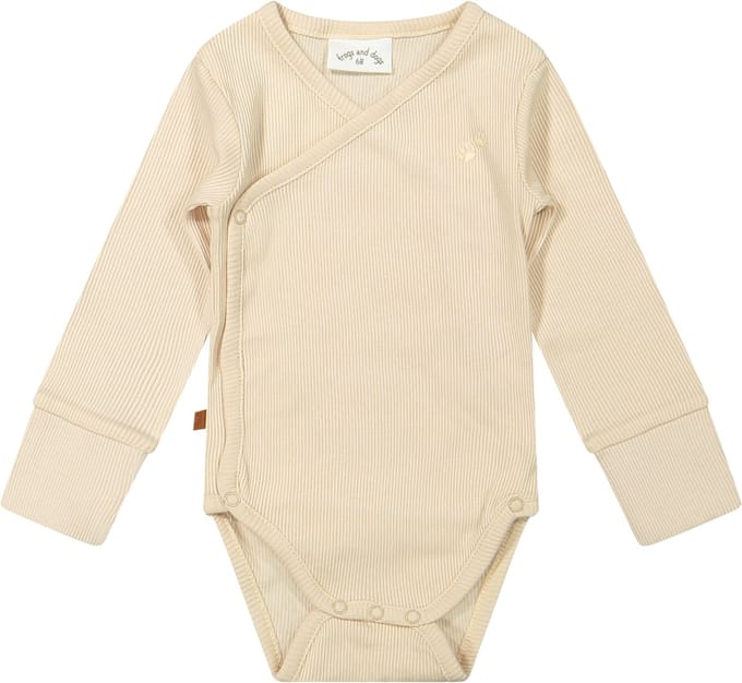 Frogs and Dogs - Romper Rib 2x2 Organic | Clay - Katoen - Maat 56