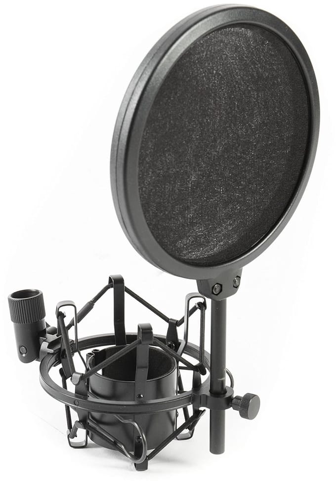 Fame EA-27 Suspension Mount & Pop-Filter - Microfoon shockmount