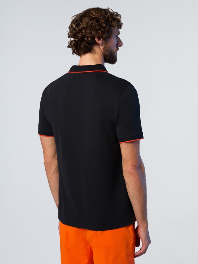 North Sails Polo overhemd Met contrasterende boorden