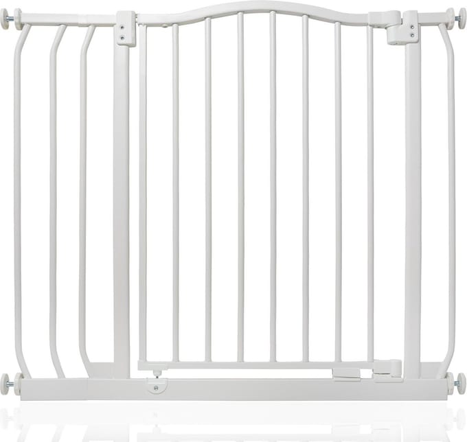 Safetots Klemhekje met Gebogen Bovenkant, 80cm - 89cm, Mat Wit