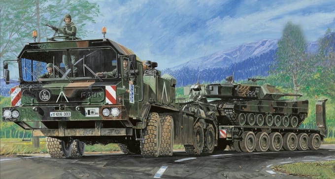 Trumpeter Faun SLT-56 Tank Transporter - Plastic bouwpakket - TRU00203