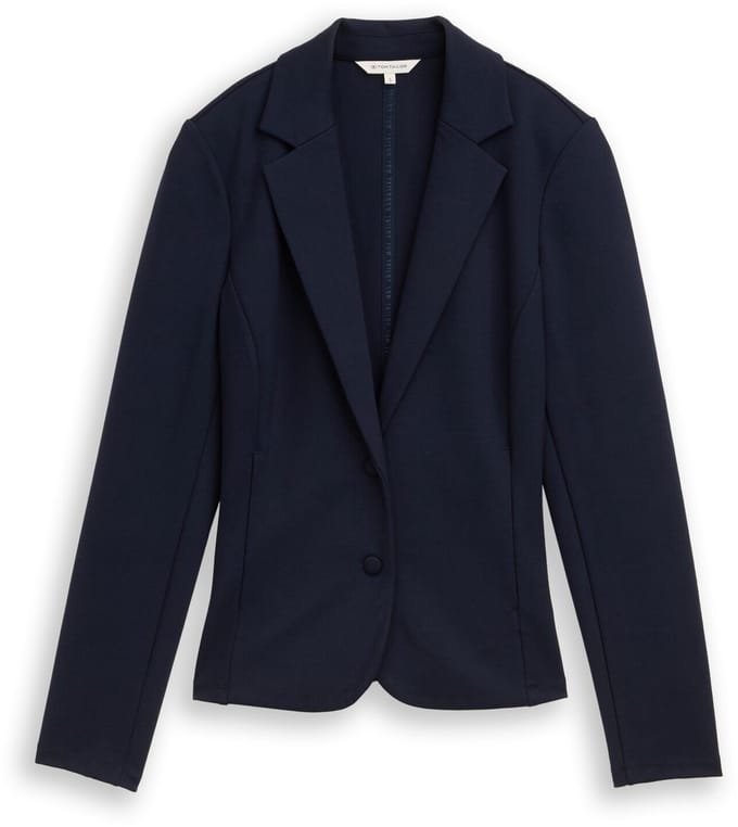 Tom Tailor - Slim fit blazer met steekzakken - Maat M - sky captain blue