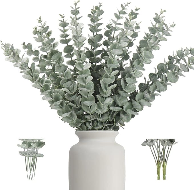 Kunstmatige Eucalyptusstengels 45,7 cm - Groen voor Tafeldecoratie en Bruiloft