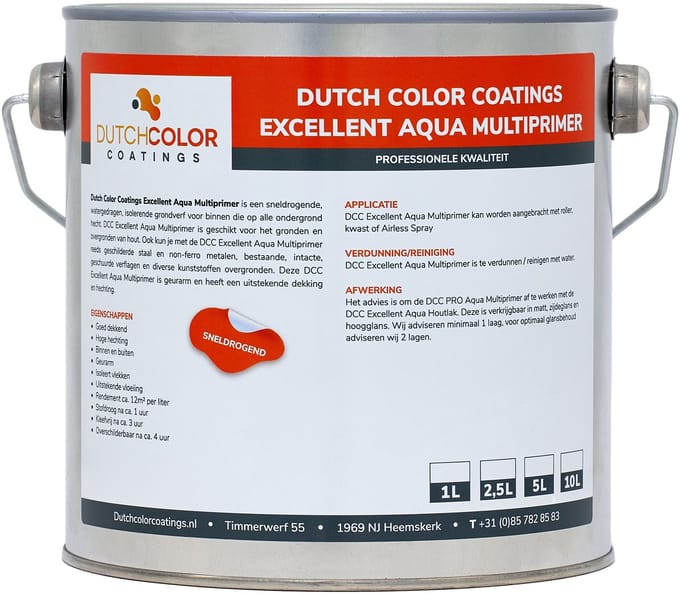DCC Excellent Aqua Multiprimer - 10L - Wit