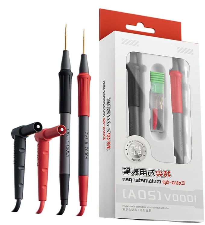 Digitale Multimeter - Voltages Tester - Elektrisch Testen - Hoge Nauwkeurigheid - Compact Ontwerp - Grijs