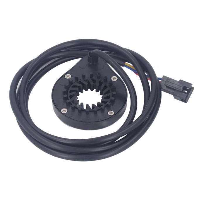 Elektrische Fiets Trapondersteuningssensor 12 Magnetische Punten Krachtsensor PAS Systeem Assistentiesensor Elektrische Fiets black