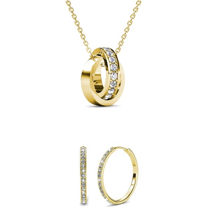 Chique Circle Hoop Sets - Oostenrijks kristal