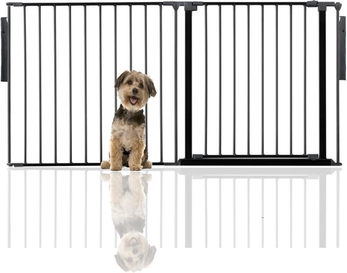 Bettacare Hondenhek Meerdere Panelen, Tot 154cm Breed, Zwart, 70cm H