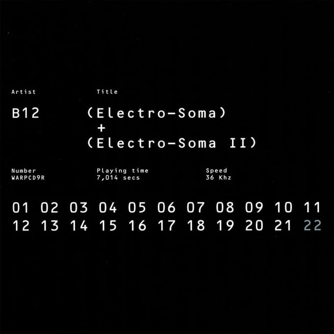 Electro-Soma I + Ii Anthology - B12