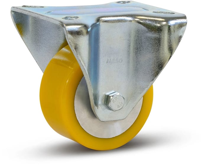 PU zwaarlast bokwiel - 80mm - 300kg