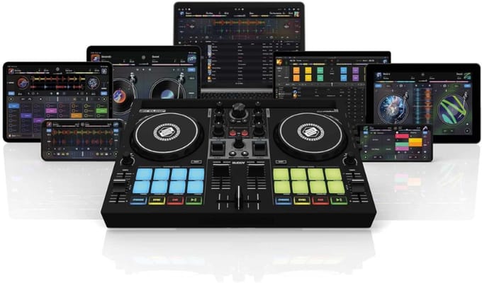 TIM® DJ Controller - DJ - Controller - Zwart - ‎22cm x 33cm x 5cm