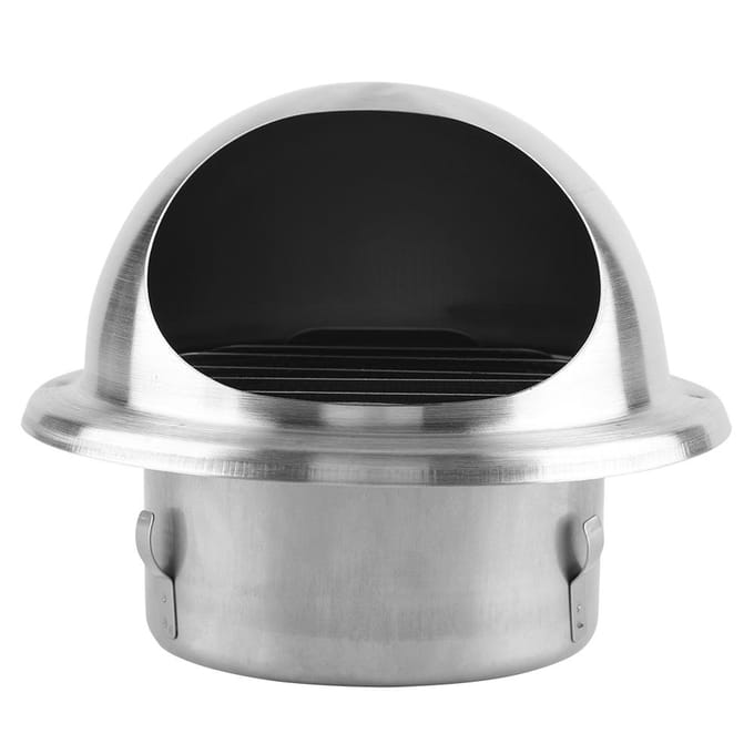 Couvercle de conduit de ventilation rond réglable en acier inoxydable pour mur et plafond