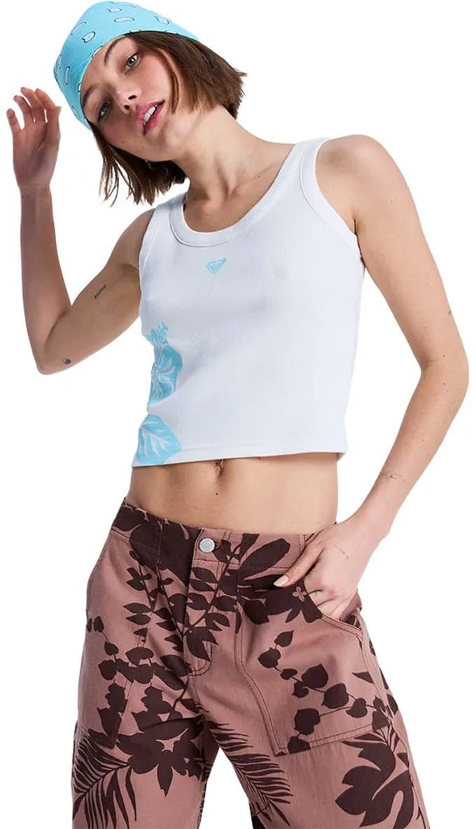 Roxy Keep It Cool Top Zonder Mouwen Wit M Vrouw