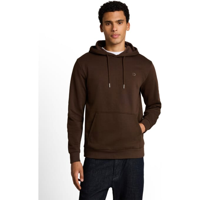 Tom Tailor Denim - Basic hoodie - Maat XL - cool dark brown