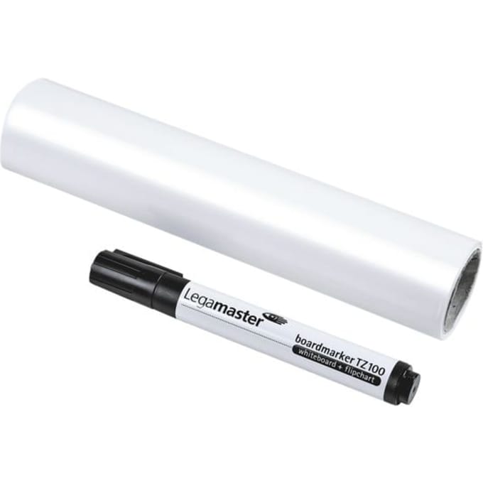 Magic Charts Legamaster, voor whiteboards, blanco, zelfklevend en beschrijfbaar, incl. whiteboardstift, L 200 x B 300 mm, polypropeen, wit, 25 vellen