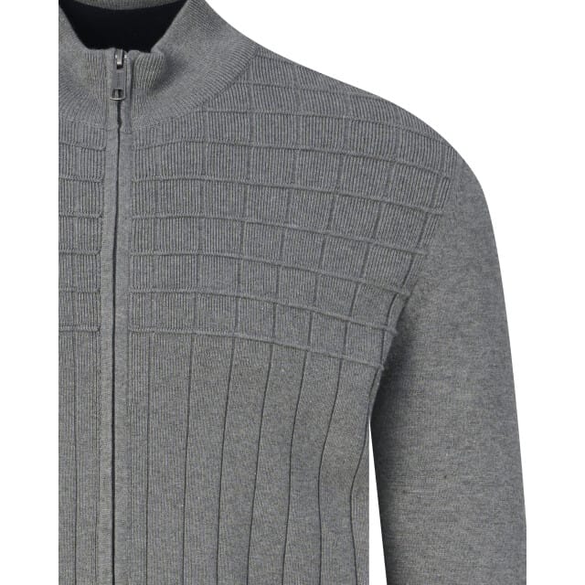 Campbell Vest mid grey melange
