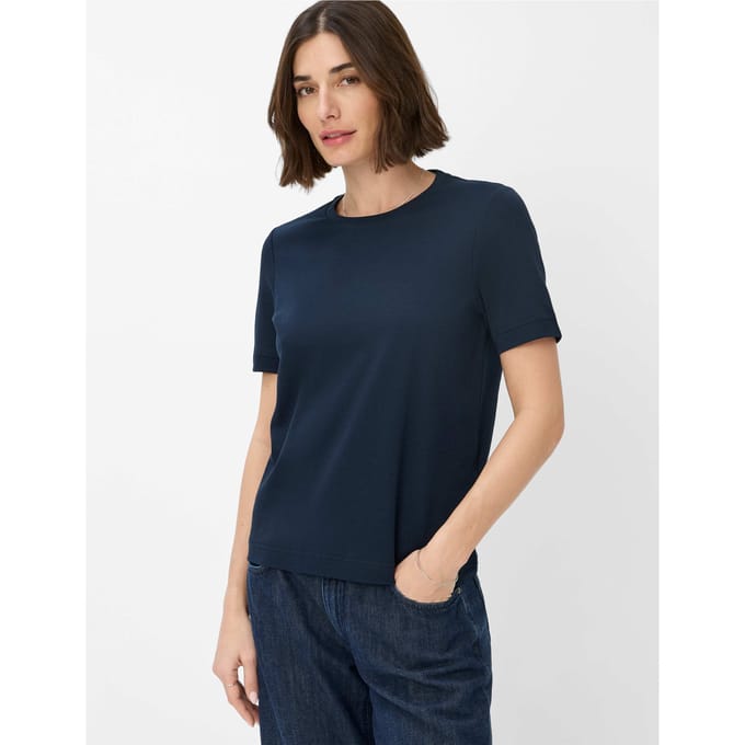 Brax Dames Shirt  Style CIRA navy, donkerblauw, maat 46