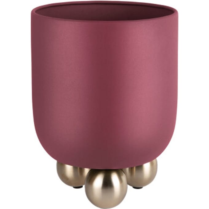 Present Time - Bloempot Estilo Large - Bordeauxrood