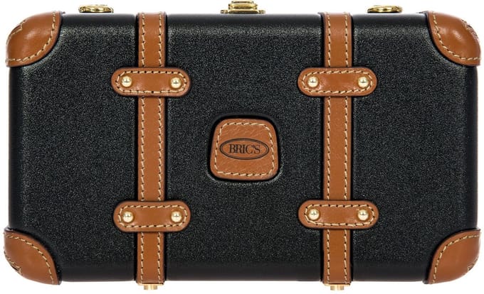 BRIC'S Schoudertas Bellagio Legazy Bag Black / Tan Zwart