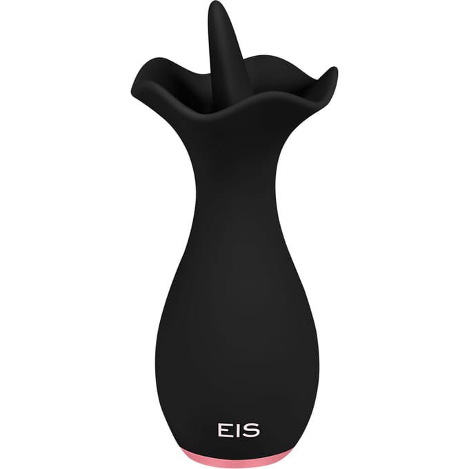 Schattige oplegvibrator in bloemdesign, 11,7 cm