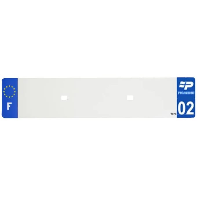 Strook van blank plaatstaal Top Plaq 02