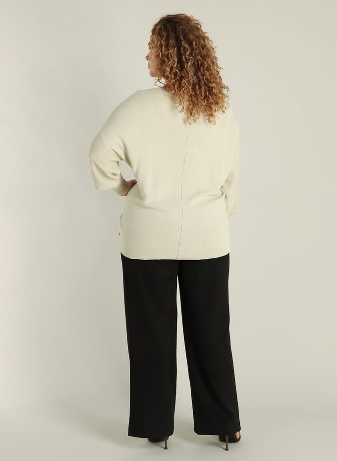 YEST CURVE Gemina Tops - Sandy White - maat X-0(44)