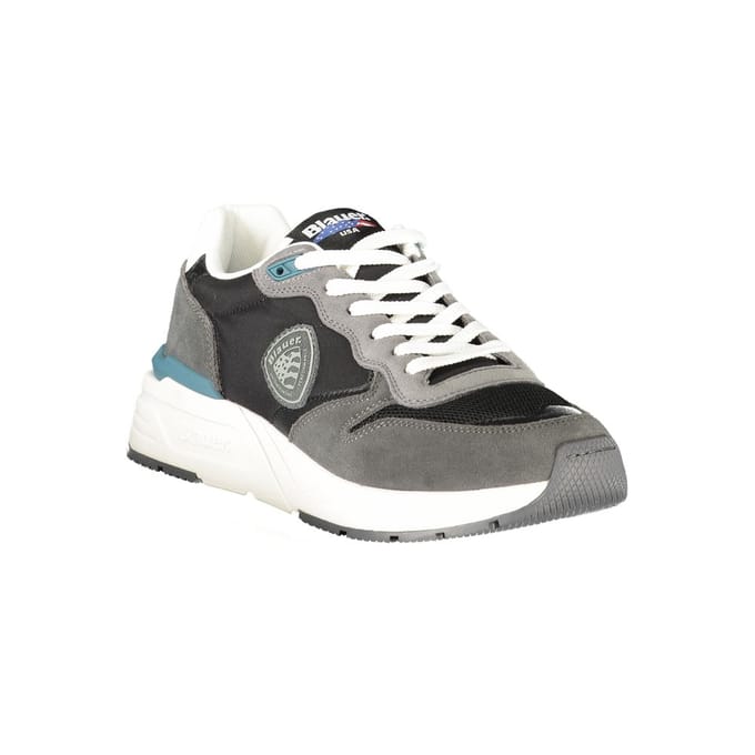Blauer Nero Polyurethaan Heren Sneaker