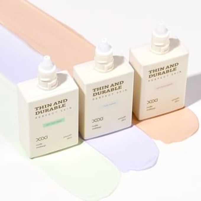 xixi - Thin And Durable Perfect Skin Make Up Primer - 3 Colors #01 Green