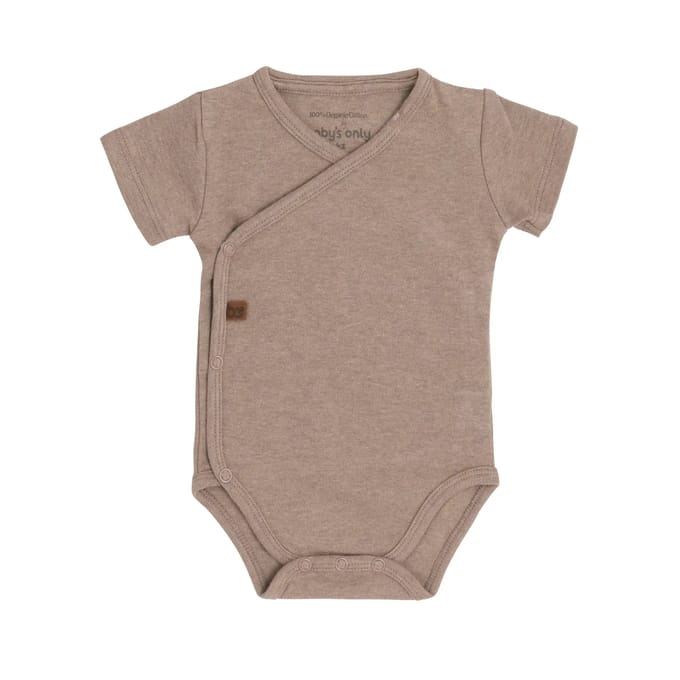Baby's Only Rompertje Melange - Clay - 44 - 100% ecologisch katoen - GOTS
